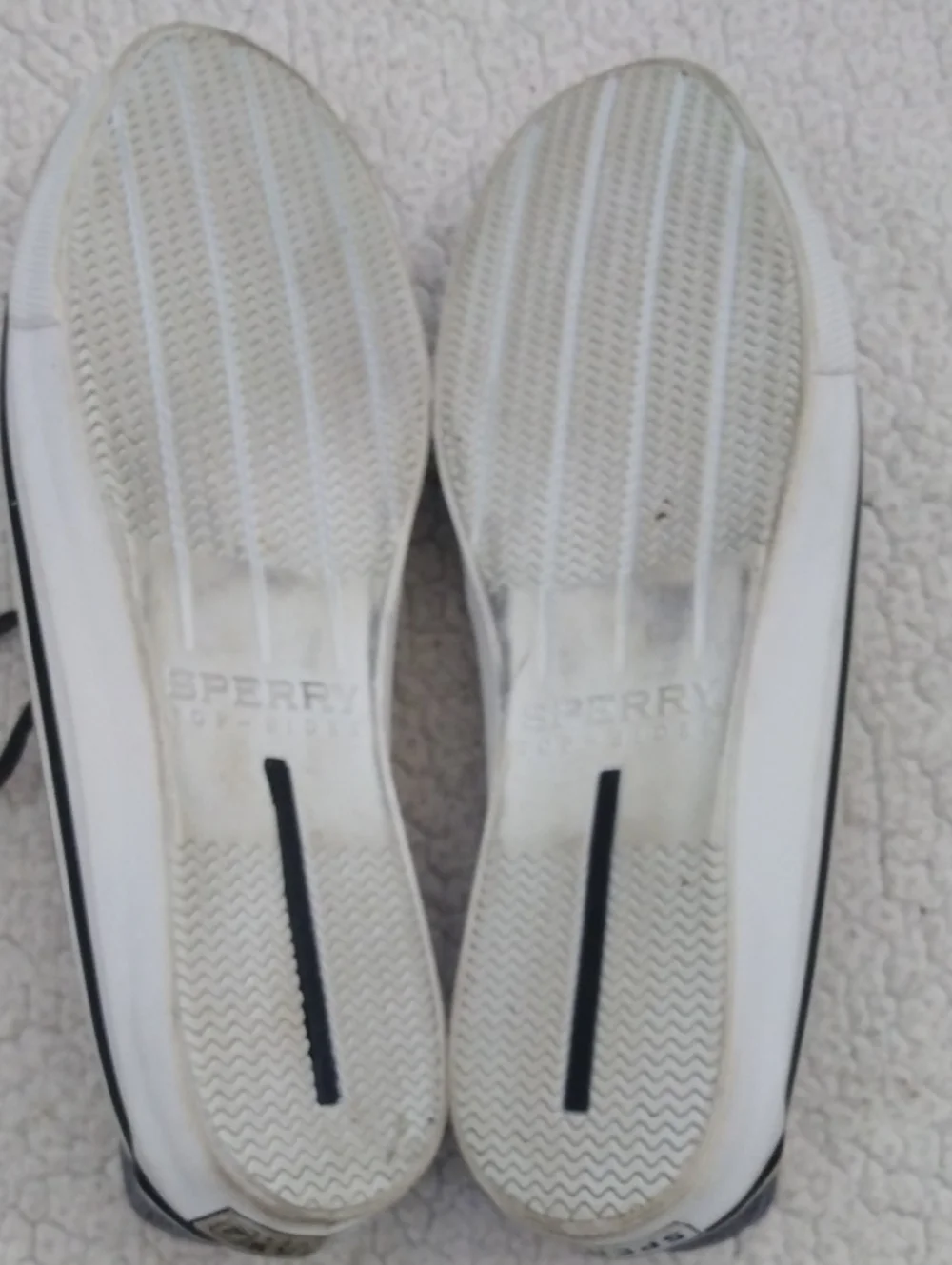 Sperry Steel Blue Bahama 2 Canvas Boat Shoes  10.5M